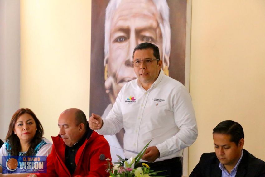 Traza Sedesoh agenda de prioridades con Cherán  