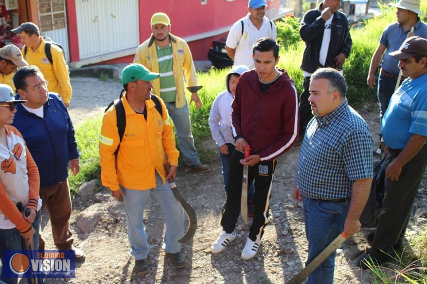Jesús Mora implementa jornada de limpieza en Tuxpan