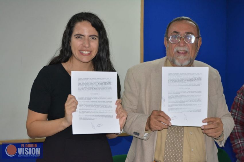 Firman convenio de colaboración IMCED e Ijumich 