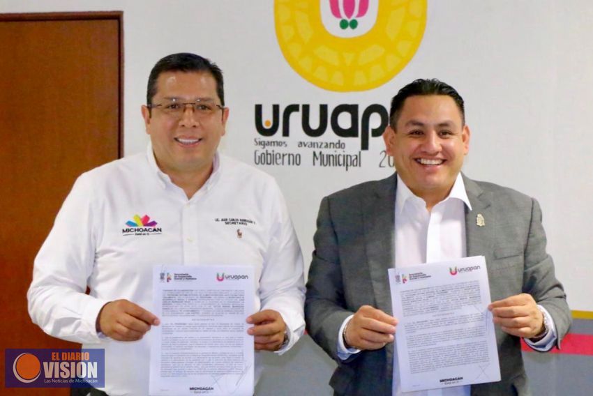 Sedesoh y Uruapan firman convenio para erradicar carencia alimentaria  