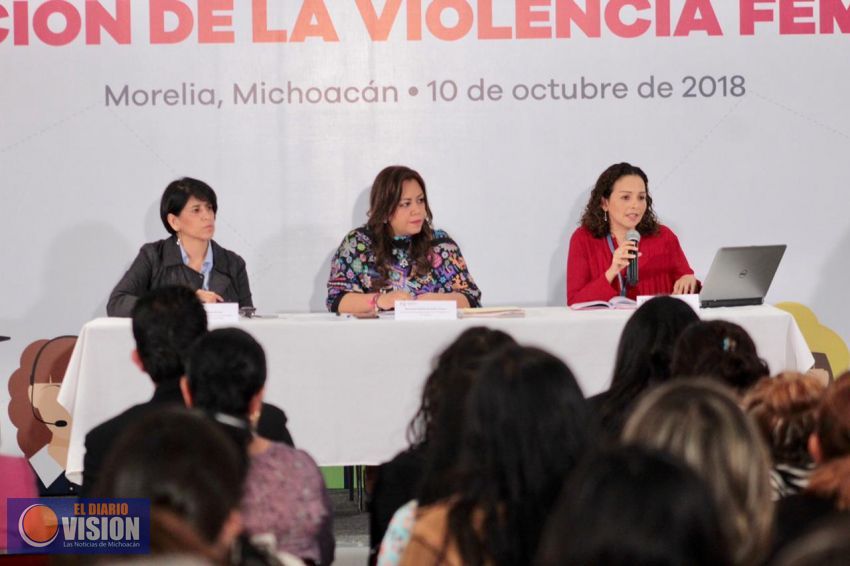 Contra violencia de género, todas las instituciones en Michoacán  