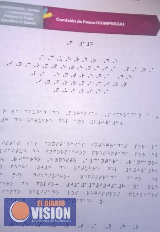 Histórica respuesta de Compesca en “lectobraille”