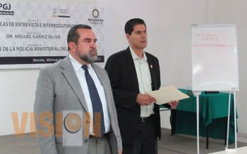 Desarrolla PGJ curso sobre entrevista e interrogatorio