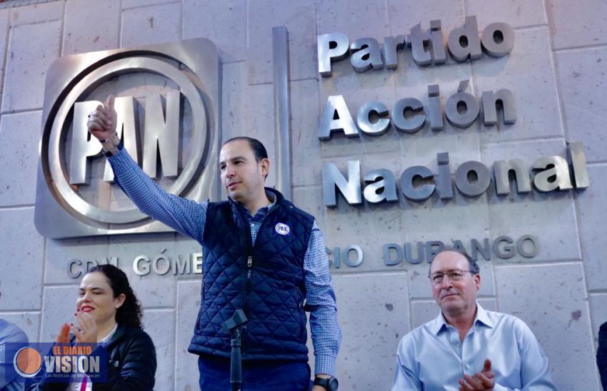Voy por un cambio de forma y de fondo en el PAN: Marko Cortés 
