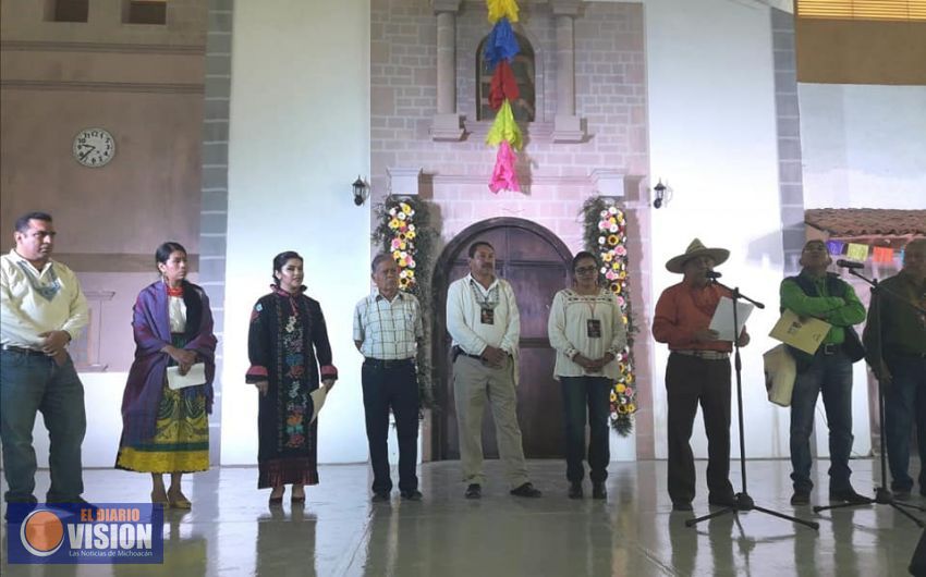 Bajo los mejores augurios inicia Concurso Artístico Purhépecha