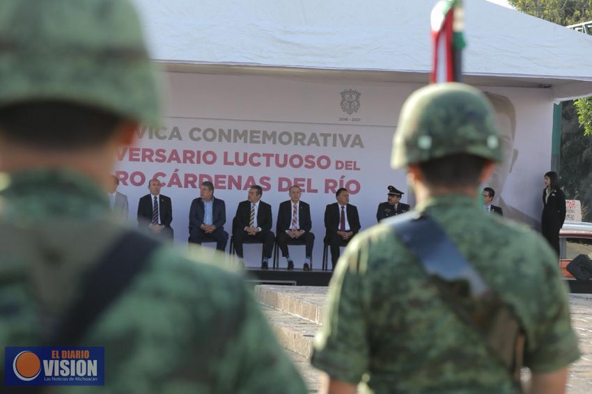 Conmemoran XLVIII Aniversario Luctuoso del General Lázaro Cárdenas del Río
