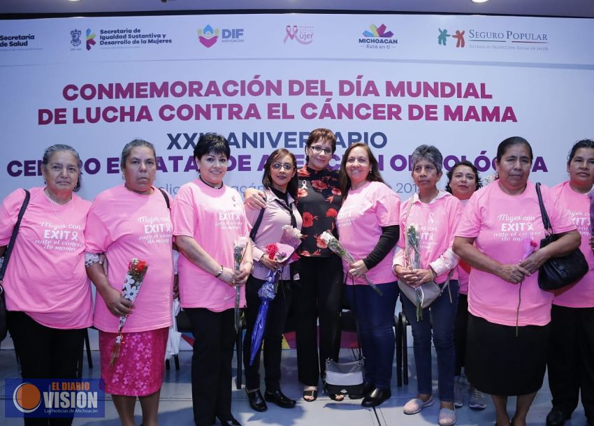 Michoacán, aliado de las mujeres en la lucha contra el cáncer de mama