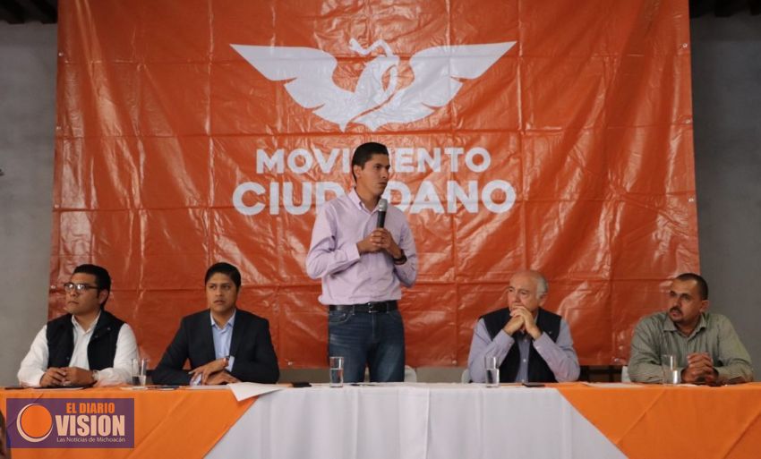 Javier Paredes deja la dirigencia de Movimiento Ciudadano, Manuel Antúnez asume el cargo 