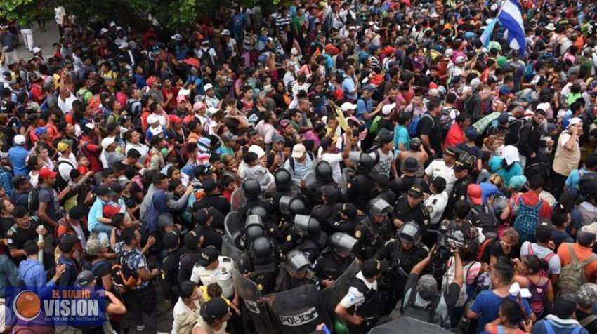 Una caravana migrante 