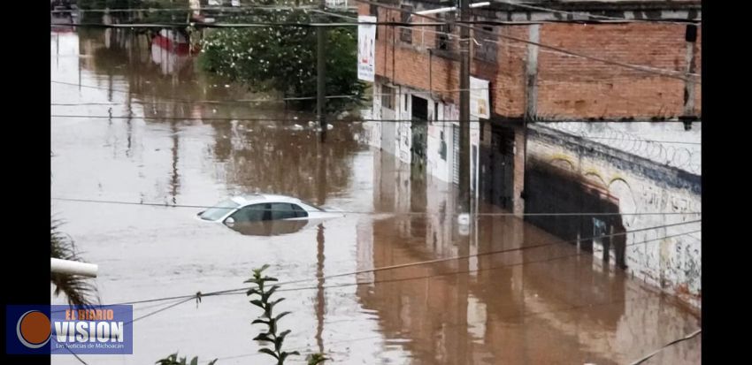 Morelia inundada, el reporte