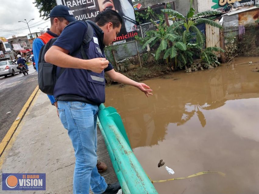 Han clorado 246 mil litros de agua para consumo humano en zonas afectadas de Morelia