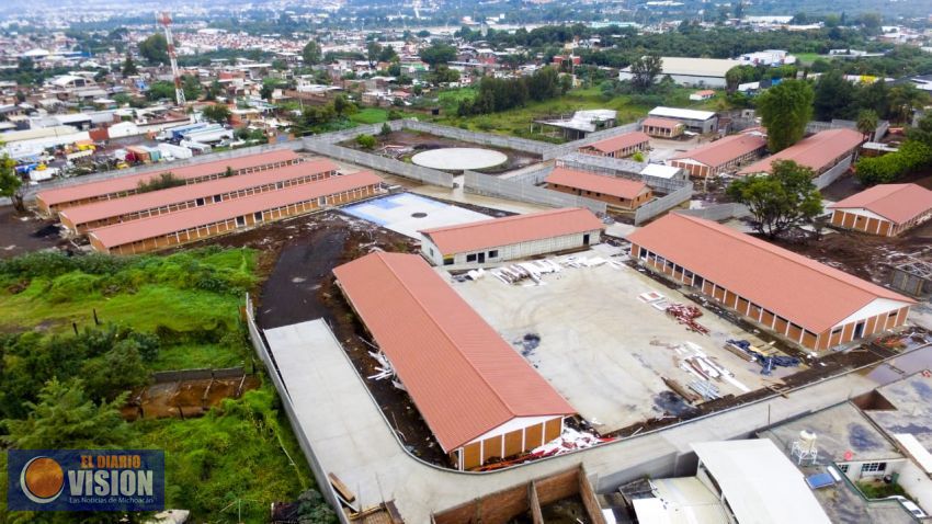 Obra del Cuartel Regional de Uruapan, al 80%