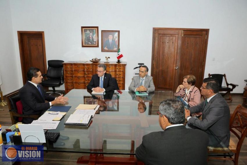 Continúa Gobernador trabajo coordinado con UNODC por la seguridad en Michoacán