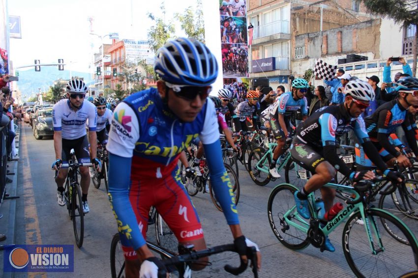 Arranca etapa “Gobernador” de la Vuelta Internacional Ciclista Michoacán 2018