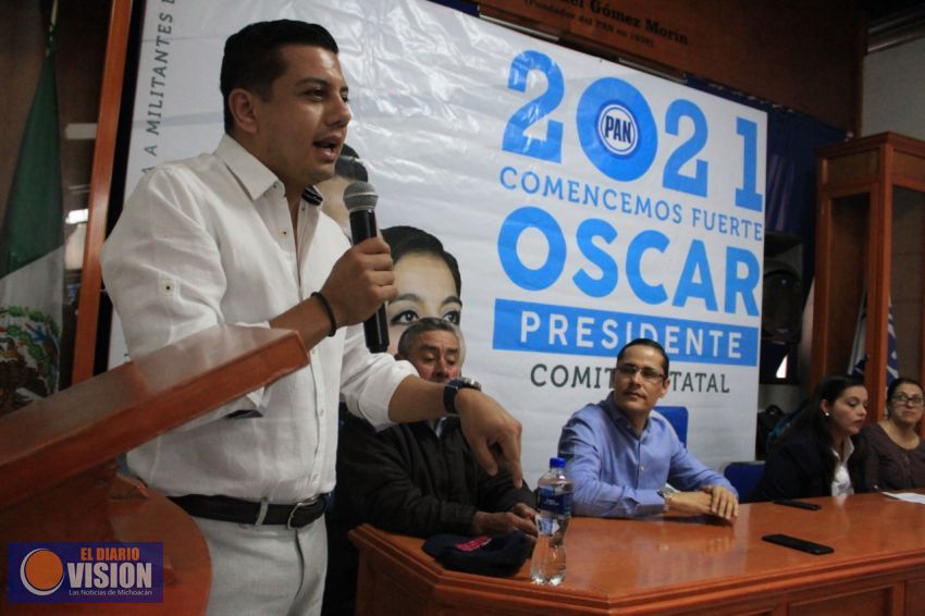 Vamos por la reconciliación del panismo michoacano: Oscar Escobar 