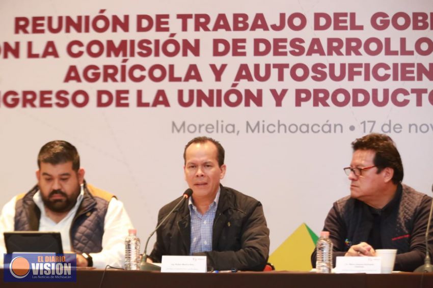En unidad, Gobierno y Legisladores construyen presupuesto para el campo: Sedrua