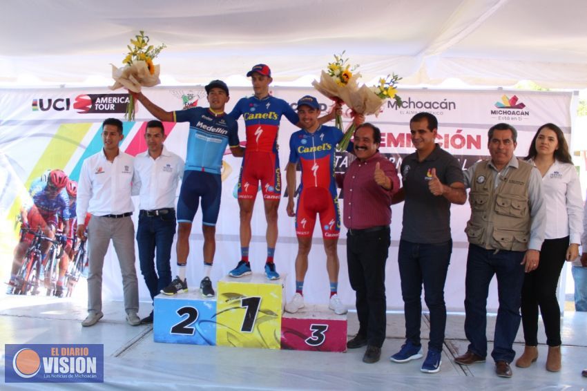 Legión colombiana domina 5a etapa de la Vuelta Internacional Ciclista Michoacán 2018