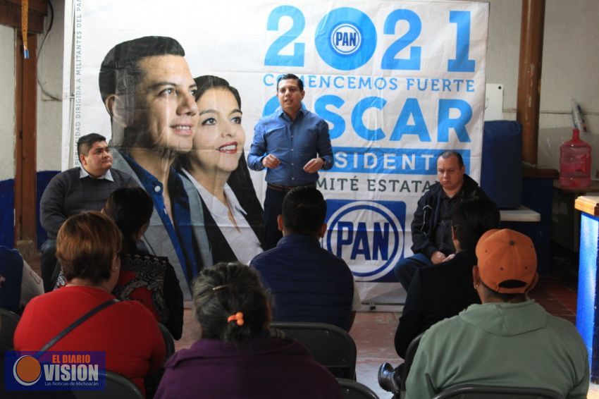 Las mujeres son fundamentales para el PAN, vamos por más espacios para ellas: Oscar Escobar 