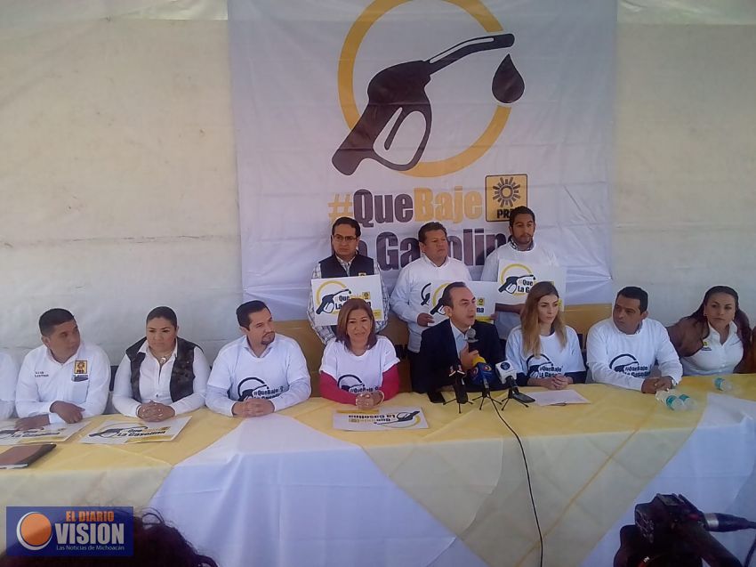PRD recabará firmas para bajar la gasolina en Morelia