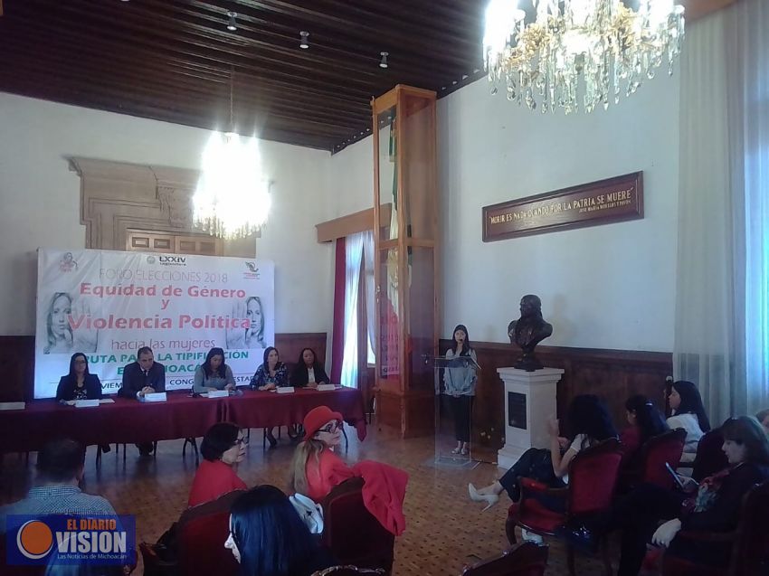 Foro sobre Equidad de Género y Violencia Política en el Congreso del Estado