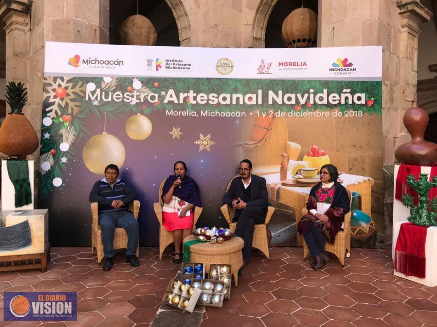 Anuncian Muestra Artesanal Navideña para el 1 y2 de Diciembre