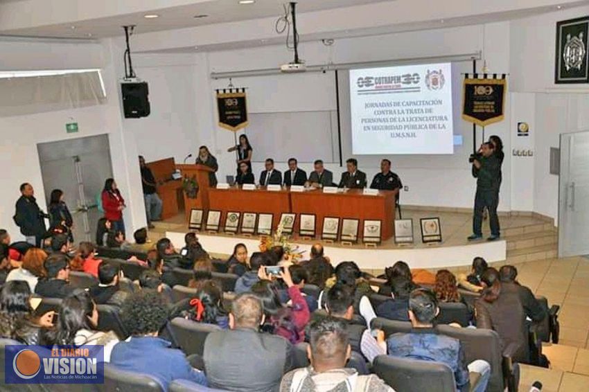 Capacita Segob a estudiantes de Seguridad Pública contra trata de personas