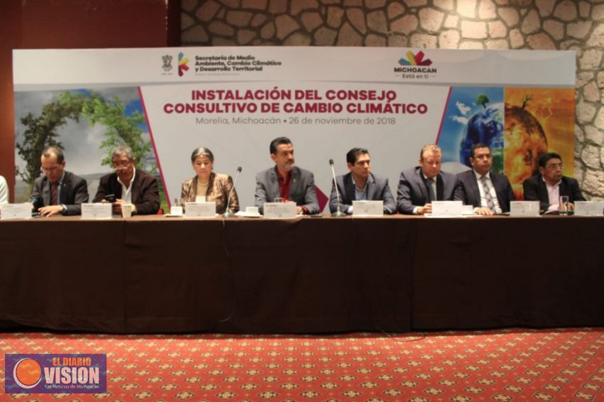 Instalación del Consejo Consultivo de Cambio Climático del Estado de Michoacán de Ocampo