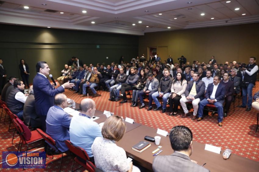 Impulsa Gobierno de Michoacán paquete de obras con diputados y ayuntamientos
