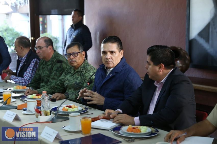 Gobierno federal y estatal se coordinan en materia de seguridad y paz 