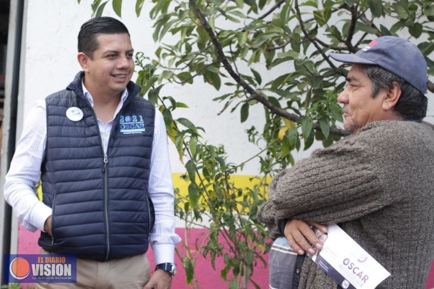 Con eficiencia y calidad, PAN trabajará por los michoacanos: Oscar Escobar 