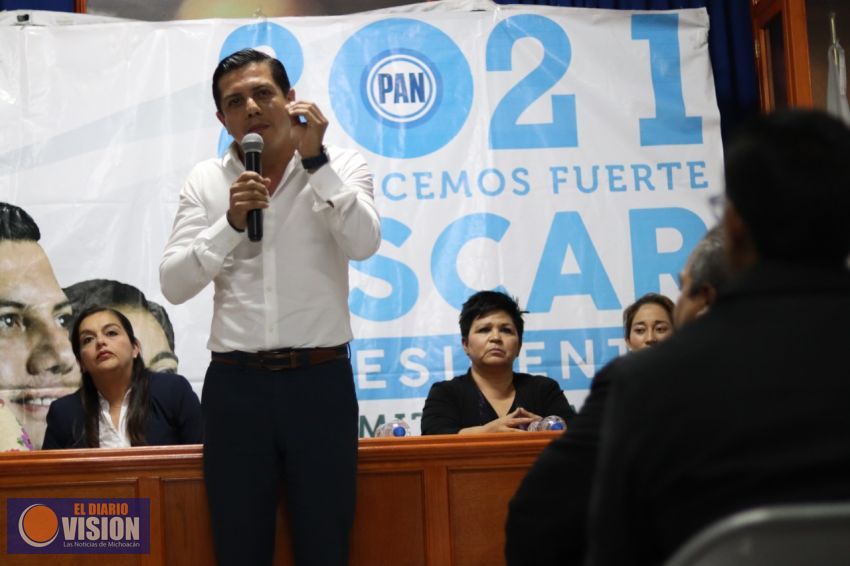 Oriente michoacano refrenda apoyo a Oscar Escobar rumbo a la Dirigencia Estatal del PAN 