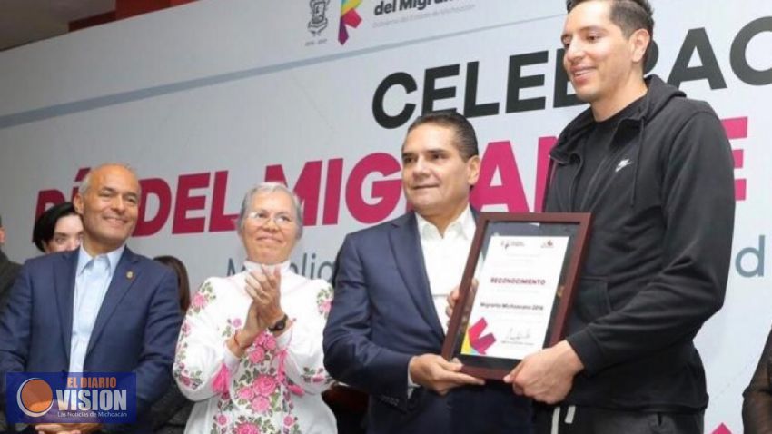 Enaltece Gobernador aportación de migrantes al desarrollo de Michoacán