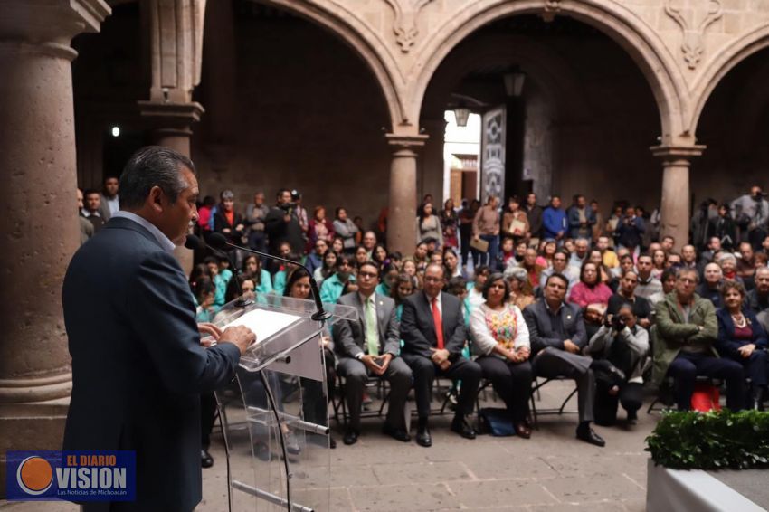 Trabajaremos en la preservación del Centro Histórico de Morelia cómo Patrimonio Cultural: Morón 
