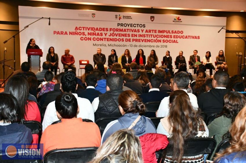 Imparte SESESP taller para niñas y niños en prevención social