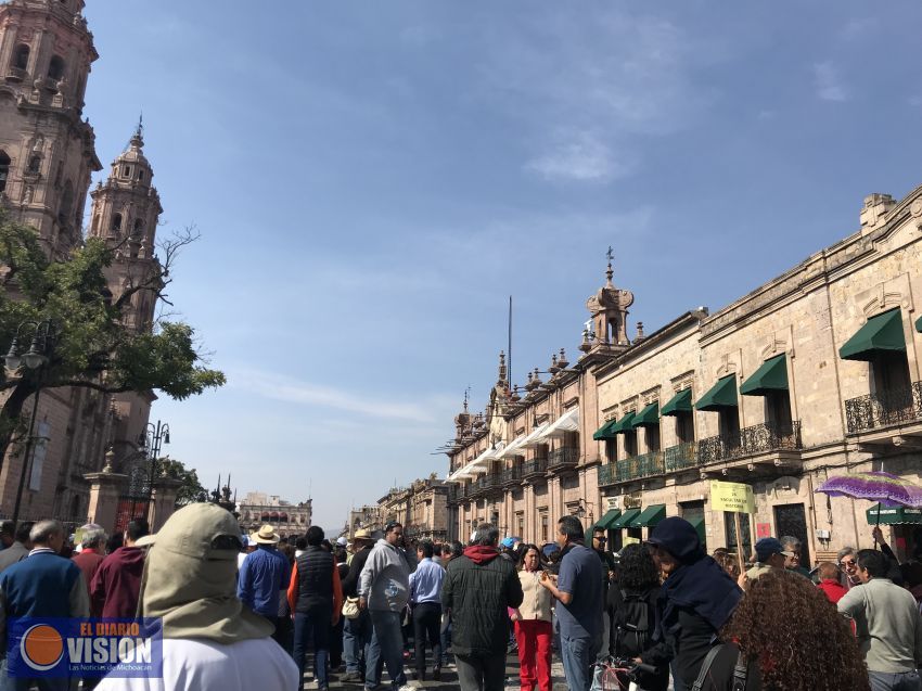 Arriba Megamarcha al Centro Histórico de Morelia