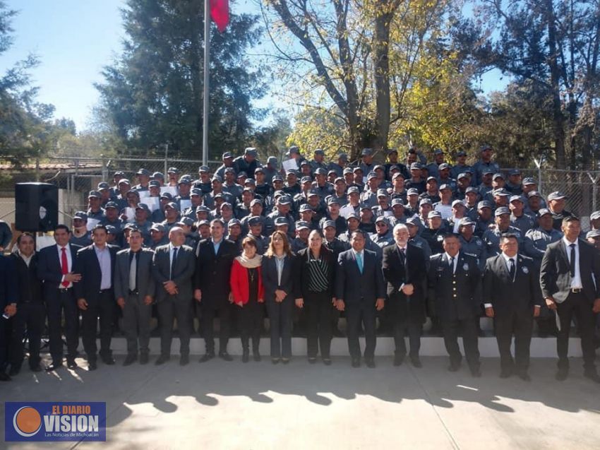 Cuentan con certificado único policial 620 elementos de seguridad y custodia