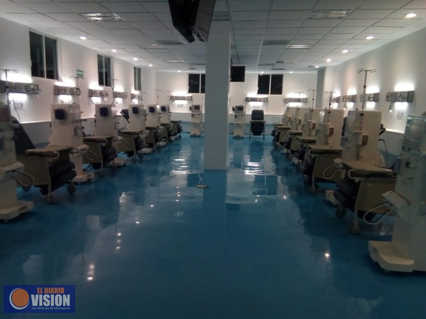 En funcionamiento, Unidad de Hemodiálisis del Hospital General de Ciudad Hidalgo: SSM