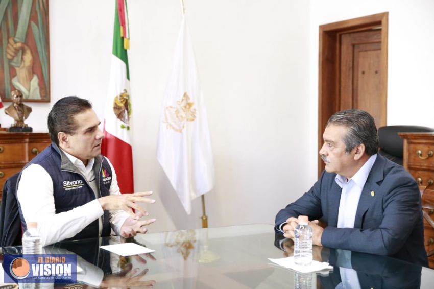Continúan Silvano Aureoles y Raúl Morón acciones por Morelia