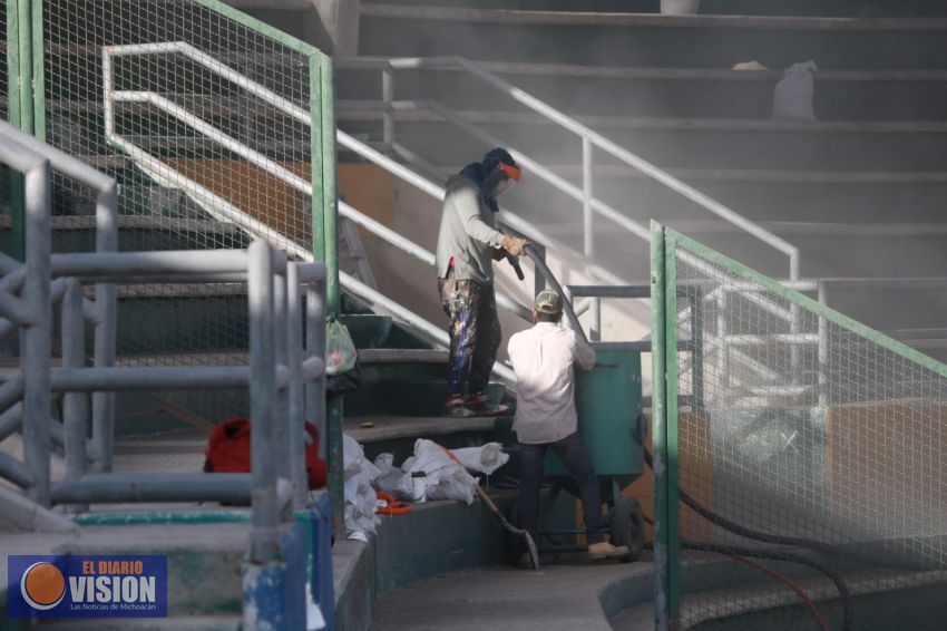  Avanza rehabilitación de estadio de béisbol “Francisco Villa”