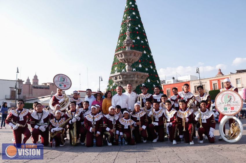 Morelianos disfrutaron de la tradicional Rosca de Reyes