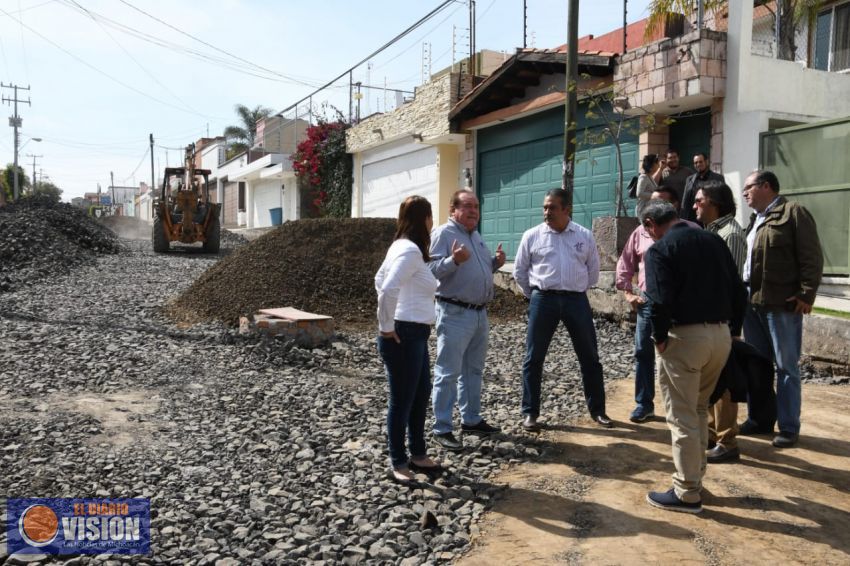 Supervisa Raúl Morón avance de obras en la capital michoacana