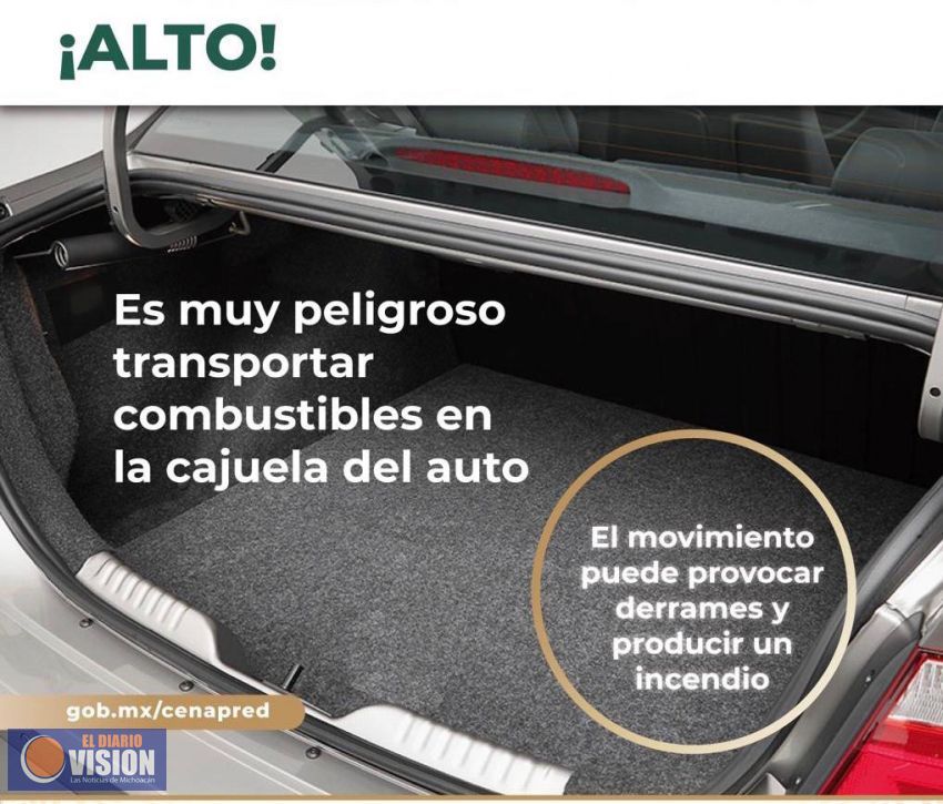 Alertan sobre el riesgos por mal manejo de combustibles