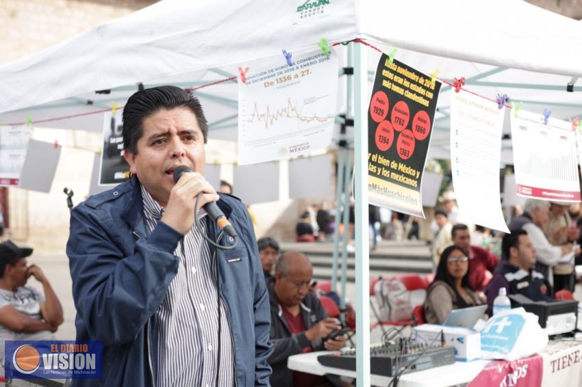 Suministro de gasolina en Michoacán tiende a normalizarse: Roberto Pantoja 