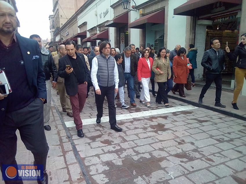 Gobierno de Morelia, inaugura la rehabilitación de la calle Valladolid