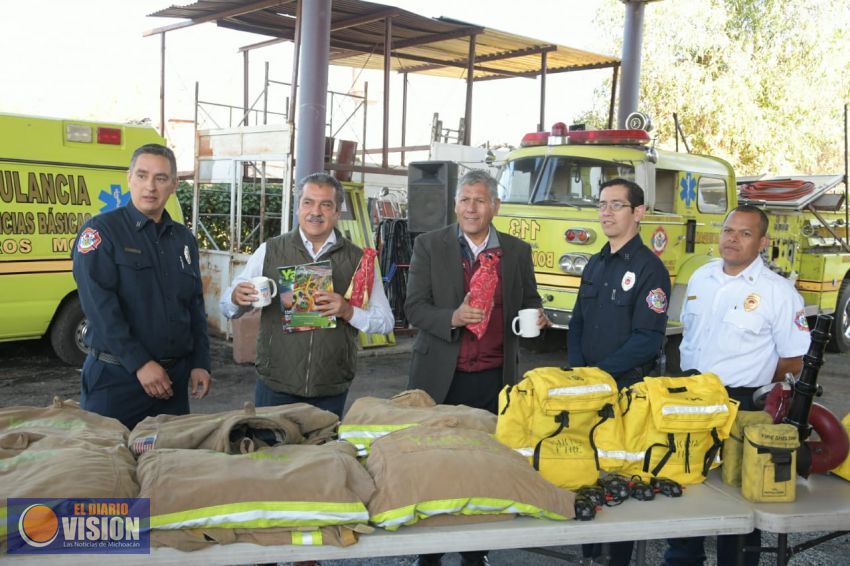 Dignificar y dar mayor operatividad al cuerpo de Bomberos de la ciudad es nuestra meta: Raúl Morón