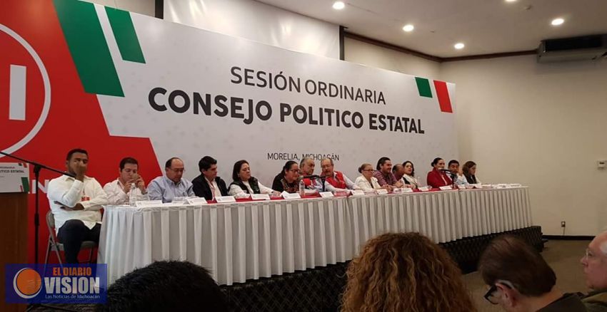 Priismo michoacano, realiza Sesión Ordinaria del Consejo Político