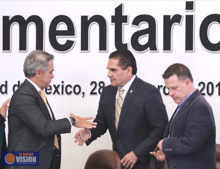 Diputados federales y dirigencia nacional del PRD, arropan al Gobernador Silvano Aureoles Conejo