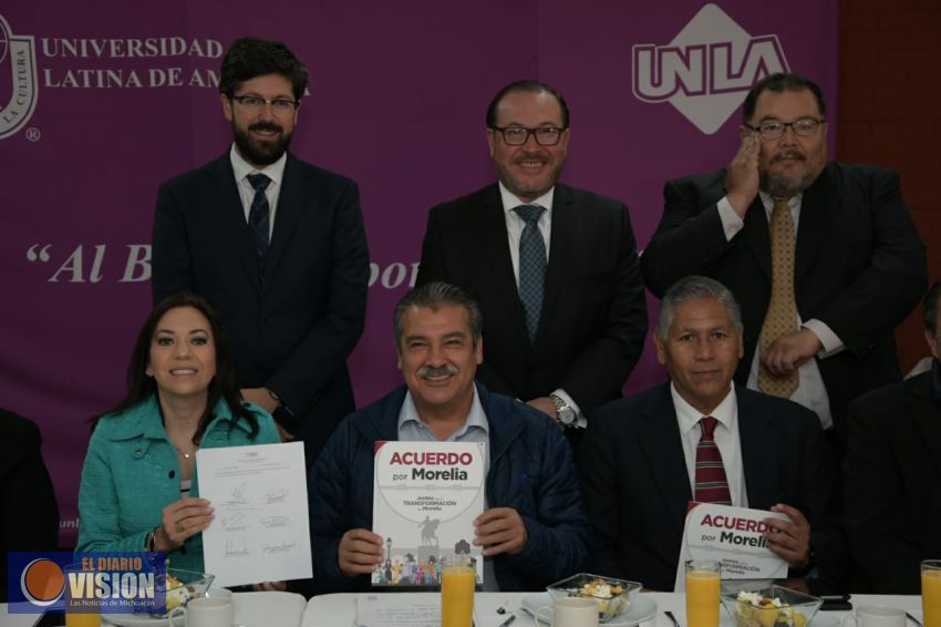 Raúl Morón instala el Comité Técnico del Acuerdo por Morelia