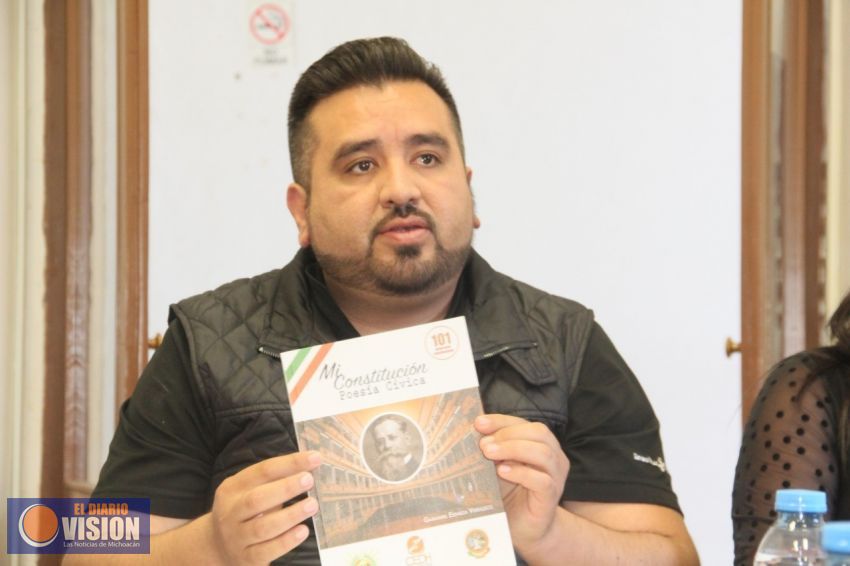 Erik Juárez invita a la presentación del libro “Mi Constitución, Poesía Cívica”