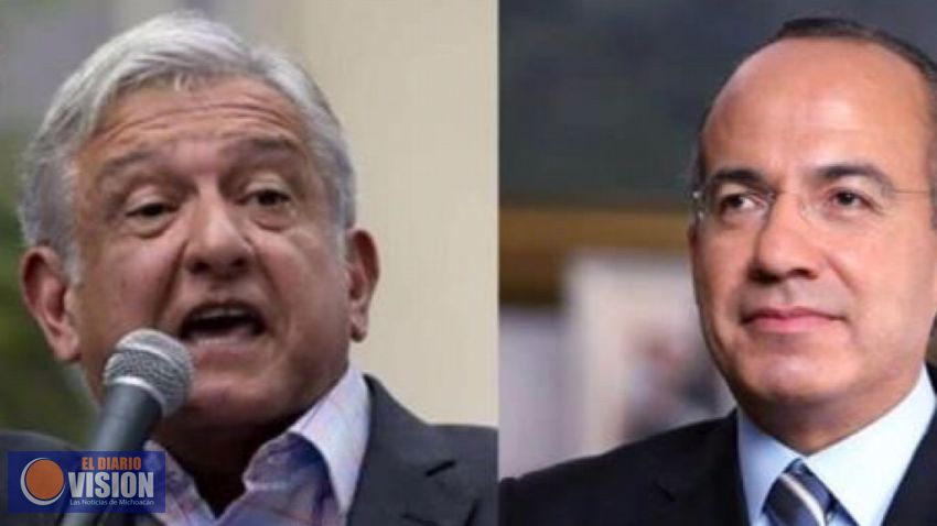 Yo no voy a debatir con Felipe Calderón: López Obrador